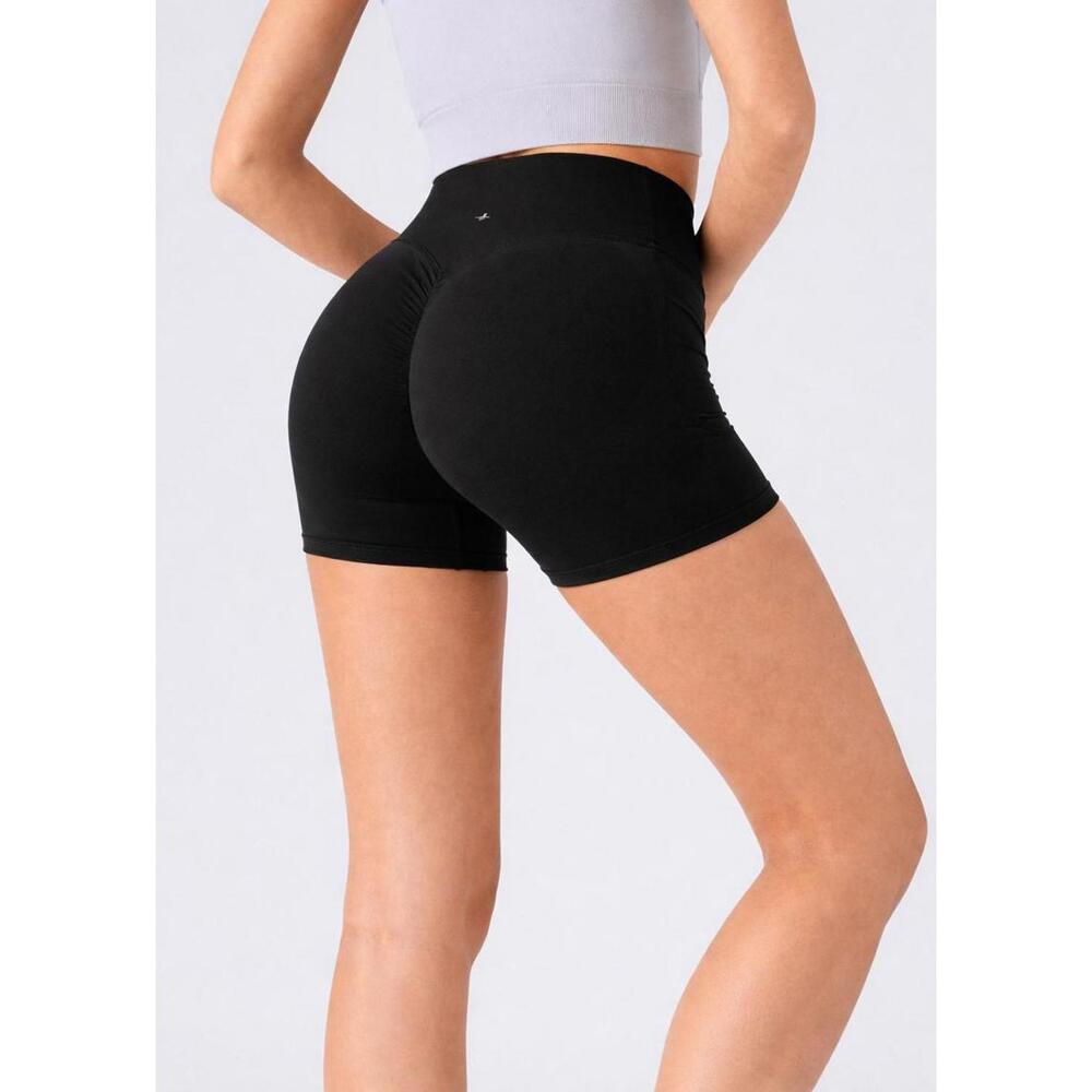 NWT Halara UltraSculpt High Waisted Scrunch Butt Tummy Control Shorts Size Small - Picture 2 of 10